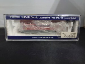 TOMIX トミックス 9182 JR EF67 100形電気機関車(更新車) N-GAUGE Nゲージ ナンバー(102号機)パーツ取付残有