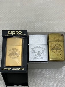 ☆ 1000円セール ☆Zippo　新品有　３点セット　ジッポー　喫煙具　オイルライター　ゴールド　シルバー◆29030