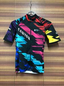 IF733 ラファ Rapha CANYON SRAM CORE JERSEY 半袖サイクルジャージ XXS 黒