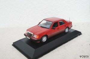 ミニチャンプス メルセデス ベンツ 300D Turbo 1/43 ミニカー 赤