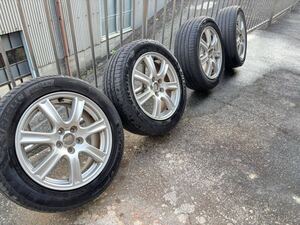 レガシィツーリングワゴン　CBA- BP5　夏タイヤホイールセット　エンケイ　16インチ 5穴　6.5JJ　PCD100　205/55R/16