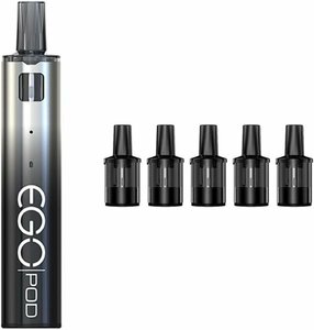 新品 Joyetech eGo AST Pod ブラック スターターキット＋コイル5個セット 電子タバコ Vape ベイプ 正規品 保証あり