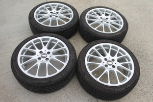 軽量 鍛造 BBS RE-L2 7.0J-17 +48 4H-100 IMPERIAL 205/45ZR17 88W ４本セット FIT CROSSTAR MAZDA2 アクア MXPK11 ヴィッツ NCP131