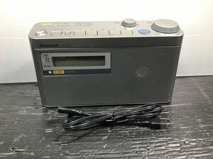 052104 美品 Panasonic パナソニック FM-AM 2バンドレシーバー RF-U350 緊急警報放送 ラジオ 