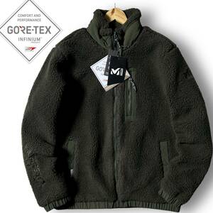 新品 MILLET ミレー GORE-TEX INFINIUM 防風 防寒 ハイスペック ボアフリースジャケット ブルゾン アウトドアウェア L ラスト1点 ◆B1924r