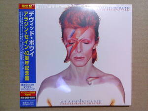 DAVID BOWIE[アラジン・セイン 40周年記念盤]CD紙ジャケ　未開封 