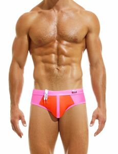 即決新品 MODUS VIVENDI モーダスビベンディ FS2213 Stardust Classic Swim brief-M- スイムビキニブリーフ ピンク色 現品表記サイズ M