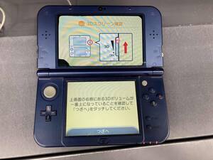 ジャンク Newニンテンドー3DS LL:メタリックブルー(REDSBAAA)