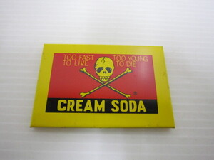 【当時物 DREAM SODA クリームソーダ ドクロ コンパクト ミラー 手鏡 ヴィンテージ 昭和 レトロ】北海道発