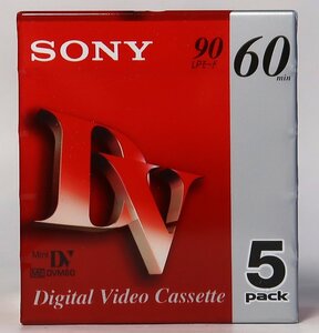 SONY, ミニDVカセット, 60分, ５本セット, 未使用