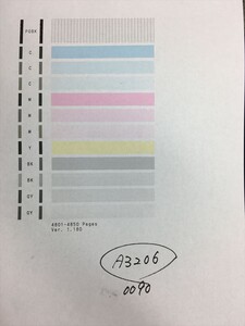 【A3206】プリンターヘッド ジャンク 印字確認済み QY6-0090 CANON キャノン TS8030/TS9030/TS8130/TS8230/TS8330/TS8430