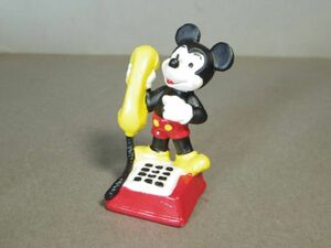 ディズニー ミッキーマウス PVCフィギュア 電話機 BULLYLAND