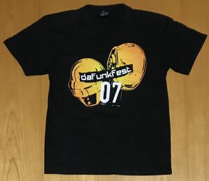 【 Daft Punk Da Funk Fest 2007 Official Vintage T-Shirt L 】ダフト・パンク ヴィンテージ 限定 Tシャツ Alive Boom Boom Satellites