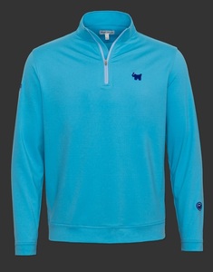 2024年 Scotty Cameron Pullover - Scotty Bulldog - Perth Melange Performance - Qtr Zip - Caribbean スコッティ・キャメロン M 新品 