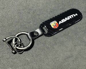 ★ ABARTH アバルト カーボン繊維カードキーリング/595/695★