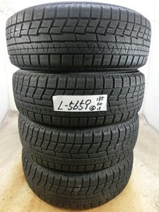 L-5659 溝あり 中古スタッドレス ヨコハマ アイスガード iG60 185/60R15 84Q (4本)