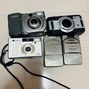 Konica コニカ　デジカメ　コンパクトデジタルカメラ　コンデジ　ジャンク　まとめ　5個