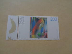 ドイツ切手　1996年　20世紀のドイツ絵画 　ヴィルヘルム・ルンゲのためにゲオルク・ミュシュ　200