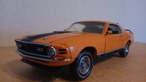 フランクリンミント　１/24　1970　Ford Mustang Mach1 箱付　　バニシングIN６０　