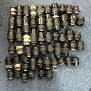 【A28】計56個　オートフォーカスレンズ まとめ売り　AFレンズ　PENTAX SIGMA TAMRON Minolta ジャンク品