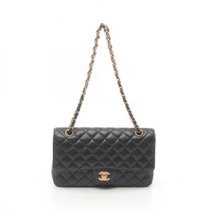 シャネル マトラッセ Wフラップ ブランドオフ CHANEL キャビアスキン(グレインドカーフ) ショルダーバッグ キャビア 中古 レディース