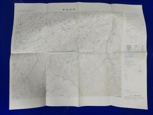 25000分の1地形図【豊後柏原】国土地理院発行・昭和60年修正測量・昭和61年10月30日発行　　祖母山系