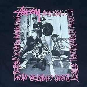 当時物 ステューシー Stussy Tシャツ ビースティボーイズ Beastie Boys 90s RAP 大判 USA ラップ 製 00s y2k スヌープドッグ 2PAC メタリカ