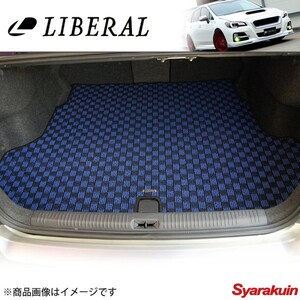 LIBERAL/リベラル トランクマット ブルー×ブラック スバル/SUBARU インプレッサ GVB/GVF -