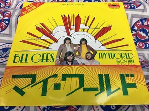 The Bee Gees★中古7’シングル国内盤「ビー・ジーズ～マイ・ワールド」