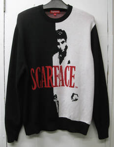 Supreme 17FW SCARFACE SWEATER KNIT M ＊ シュプリーム スカーフェイス ニット セーター 美品 M 2017FW アルパチーノ