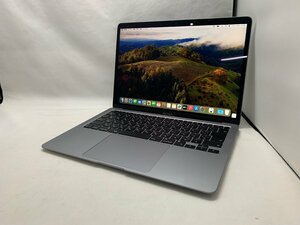 １円スタート！！ Apple MacBook Air A2337 (M1, 2020) スペースグレイ [Nmc]