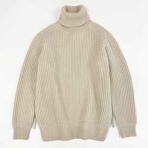 Xa15 Max Mara SFILATA マックスマーラ タートルネック ニットセーター サイドジップ◯ ウールカシミヤブレンド◯ Sサイズ相当 レディース