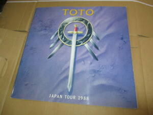 ツアー・パンフレット TOTO　トト　スティーヴ・ルカサー Steve Lukather　ジェフ・ポーカロ Jeff Porcaro 日本公演　JAPAN TOUR 1988年　