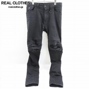 JULIUS/ユリウス Slim Distressed Pants/ディストレスドパンツ 879PAM4-BK/2 /060