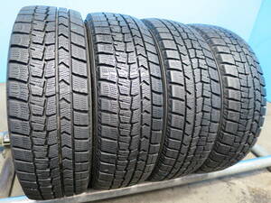 20年製バリ山 165/60R15 77Q ◆ダンロップ WINTER MAXX WM02◆ 4本 A1283 スタッドレス