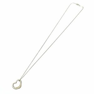 TIFFANY&Co. ティファニー シルバー エルサペレッティ オープンハート ネックレス 2.2g 925刻印 220693 ネックレス