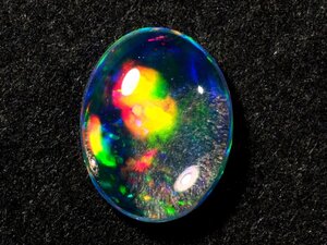 未使用デッドストック 天然メキシコオパール ルース 0.737 ct、ケース入り