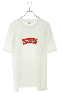 シュプリーム コムデギャルソンシャツ Tシャツ 17SS サイズ:XL ペーパーアートボックスロゴTシャツ 中古 OM10