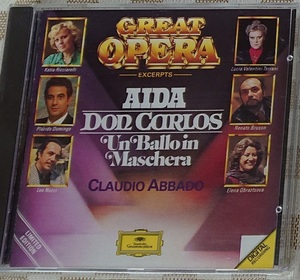 CD 中古（洗浄済）AIDA - DON CARLOS / UN BALLO IN MASCHERA アイーダ オペラ ドン・カルロス