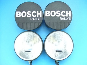 当時物 新品 BOSCHラリー225 丸型 22cm ドライビングランプ H3バルブ 補助灯 フォグランプ ボッシュ旧車 日産サファリ オフロード トラック