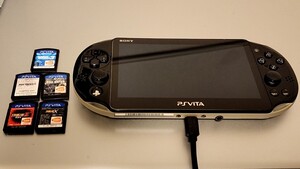 PlayStation Vita × GOD EATER 2 Fenrir Edition (PCHJ-10010) 美品 本体のみ ゴッドイーター ソフトおまけ5本