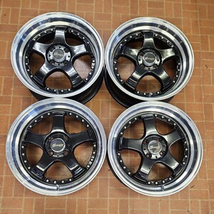 深リムSTEALTH　RACING　ステルスレーシング　17インチ　6J+45　4H-100　中古