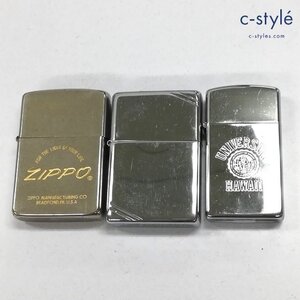 Y834a [セット] ZIPPO オイルライター FOR THE LIGHT OF YOUR LIFE スリム ダイアゴナルライン 1986 1995 2001 計3点 | Y