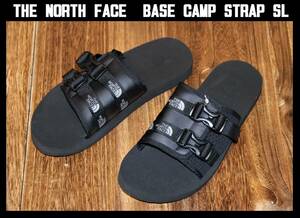 送料無料 即決【未使用】 THE NORTH FACE ★ BASE CAMP STRAP SL (US8/26cm) ★ ノースフェイス NF52053 ベースキャンプ サンダル 黒