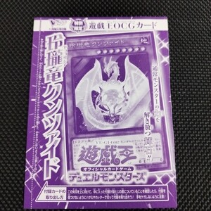 Vジャンプ11月特大号付録 遊戯王OGC 玲瓏竜クンツァイド