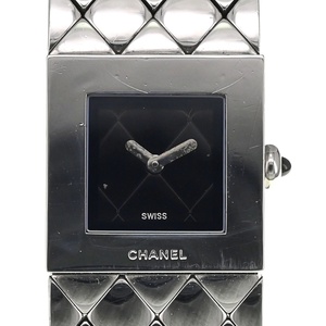 シャネル CHANEL H0009 マトラッセ クォーツ レディース D#136123