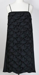 09C CHANEL BlACK DRESS ONEPIECE size 38 シャネル ブラック ドレスワンピース b8581