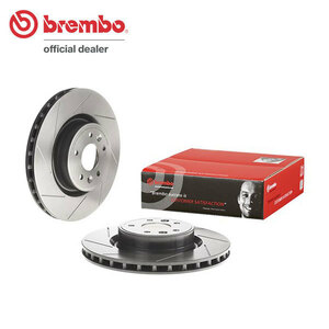 brembo ブレーキローター フロント用 ルノー メガーヌ DZF4R H23.2～ ターボ ルノー・スポール 2.0 スリットタイプ 対応純正品番402060019R