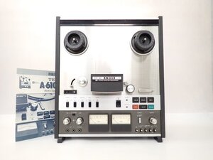 【ジャンク品】 TEAC ティアック オープンリールデッキ A-6100 MKII 説明書付き □ 70F9E-2