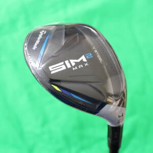 ★『未使用品・ヘッドカバーなし』TaylorMade テーラーメイド SIM2 MAX RESCUE#4(22°) TENSEI BLUE TM60 S 日本仕様 定価\37,400- 